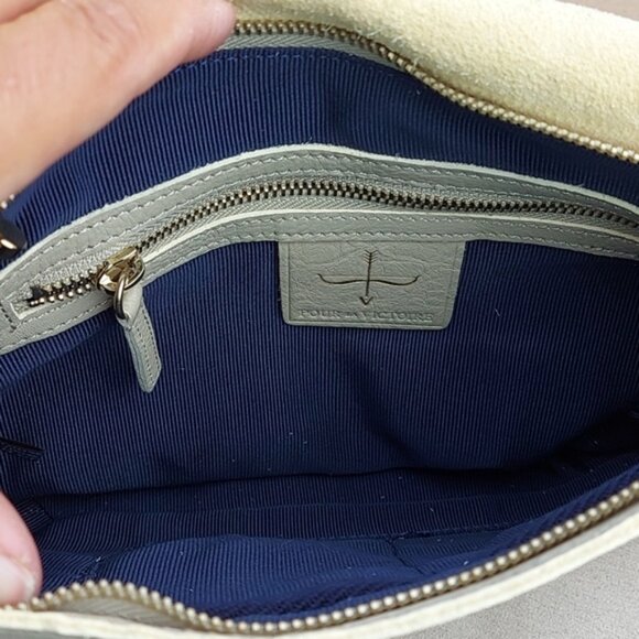 Pour la Victoire leather shoulder bag with chain s - Picture 4 of 7